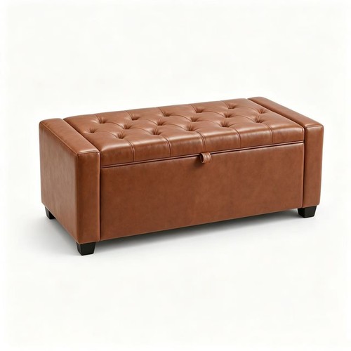 Storage ottoman bench tufted - ottoman,